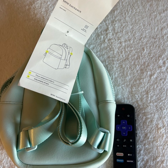 Mint Green Mini Backpack - Picture 3 of 3